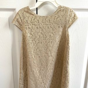 H&M Girls Gold Sequin Dress